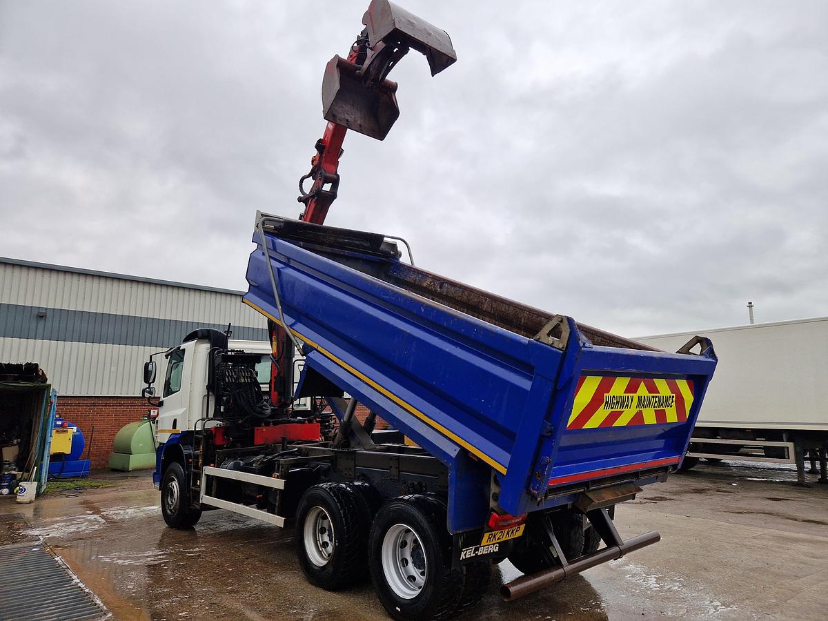 Used 2021 DAF CF370 6x4 Tipper Grab