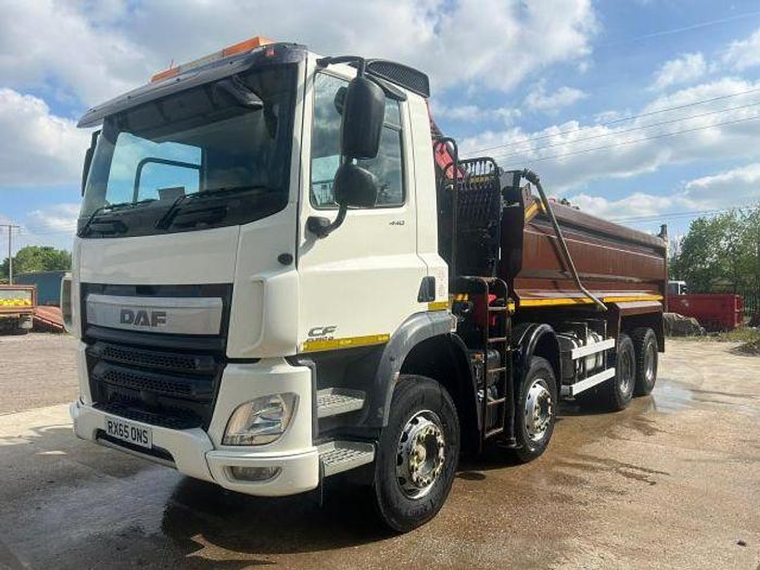 Used 2015 DAF CF400 8x4 Steel Tipper Grab