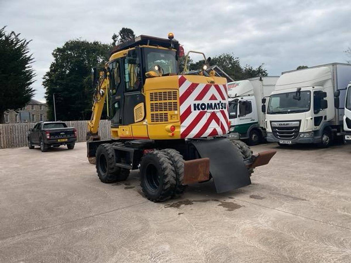 Used 2019 Komatsu PW118MR-11 Wheeled Ecavator
