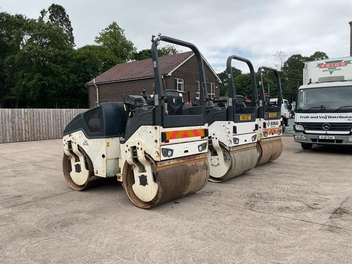 Used 2016 Bomag BW135 AD-5 Double Drum Vibrating Roller