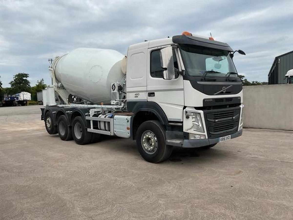 Used 2016 (16) Volvo FM410 8x4 Tridem Concrete Mixer