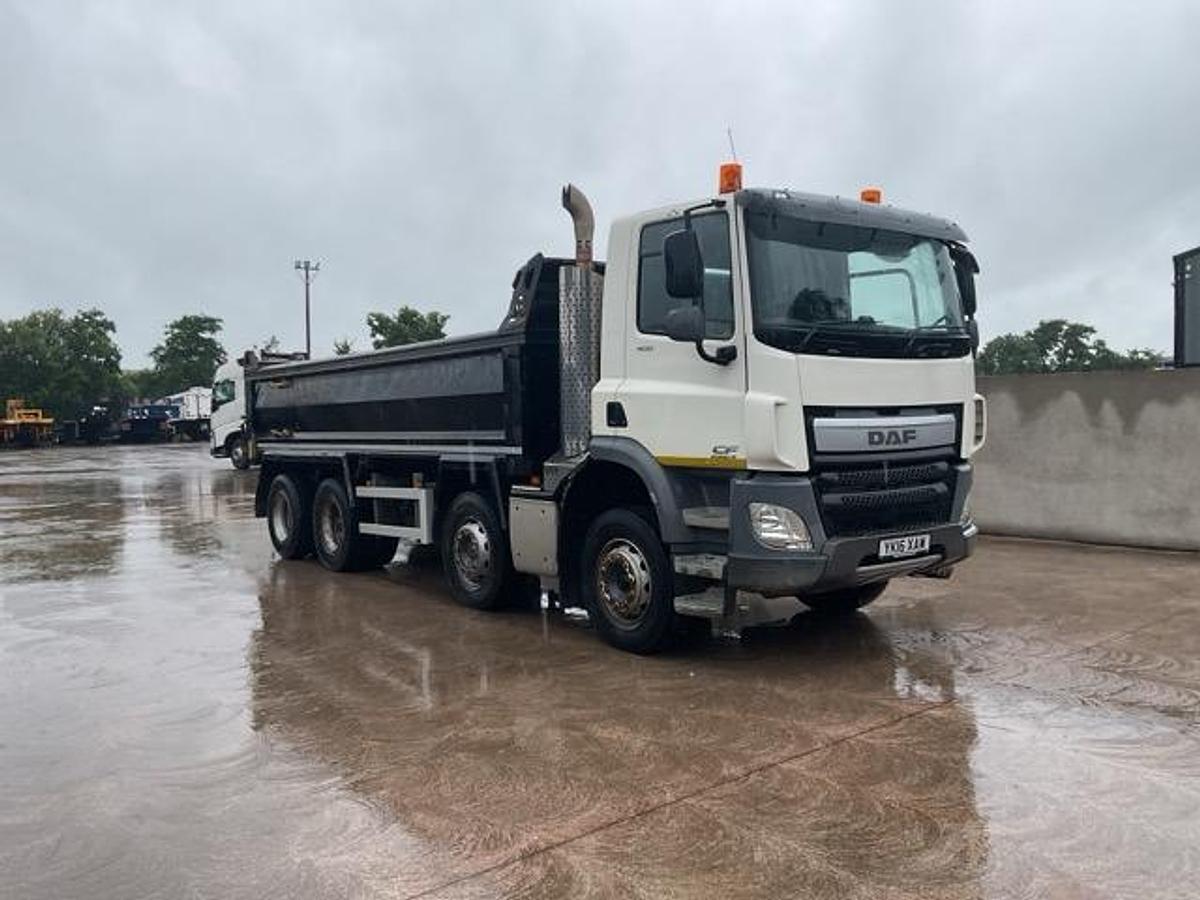 Used 2016 DAF CF400 8x4 Steel Tipper Grab