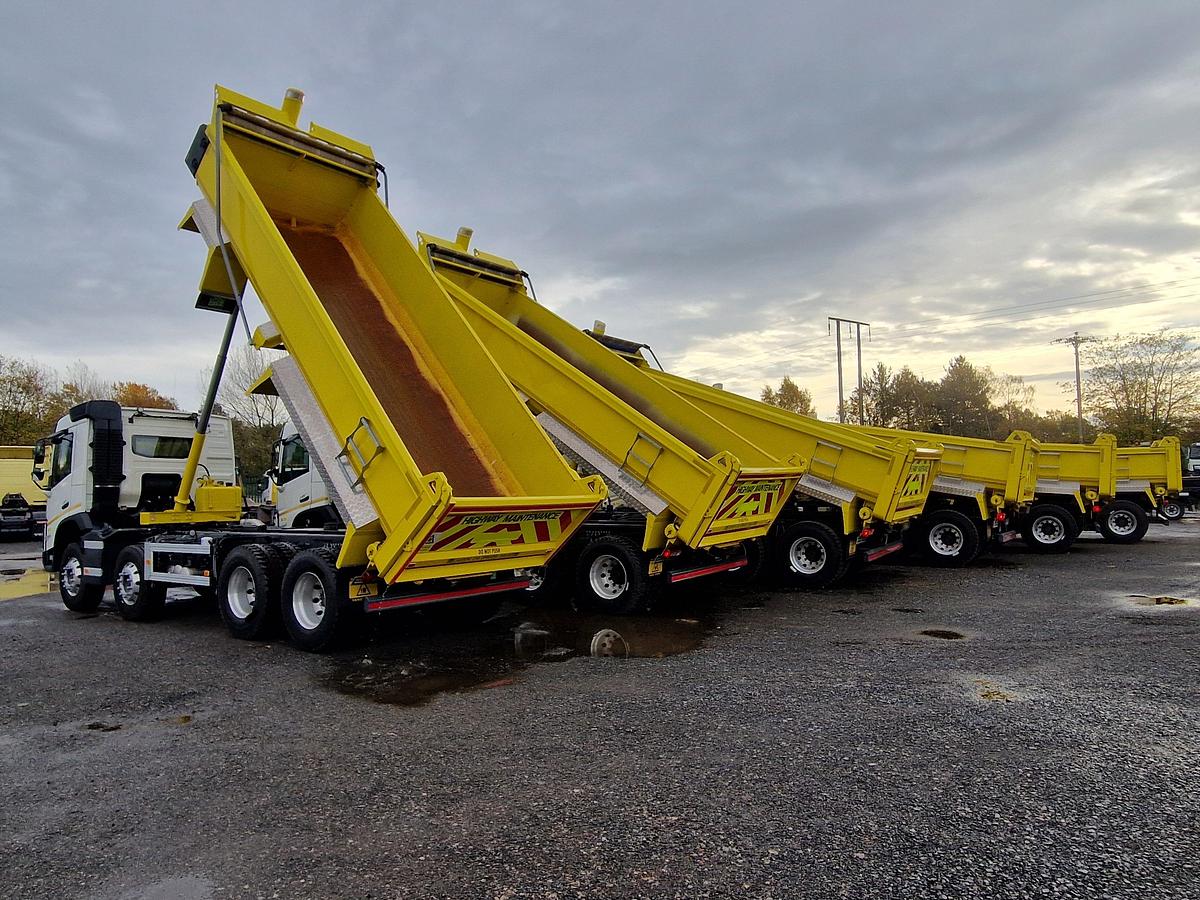 Unregistered Volvo FMX460 8x4 Steel Tipper (Choice Of 6)