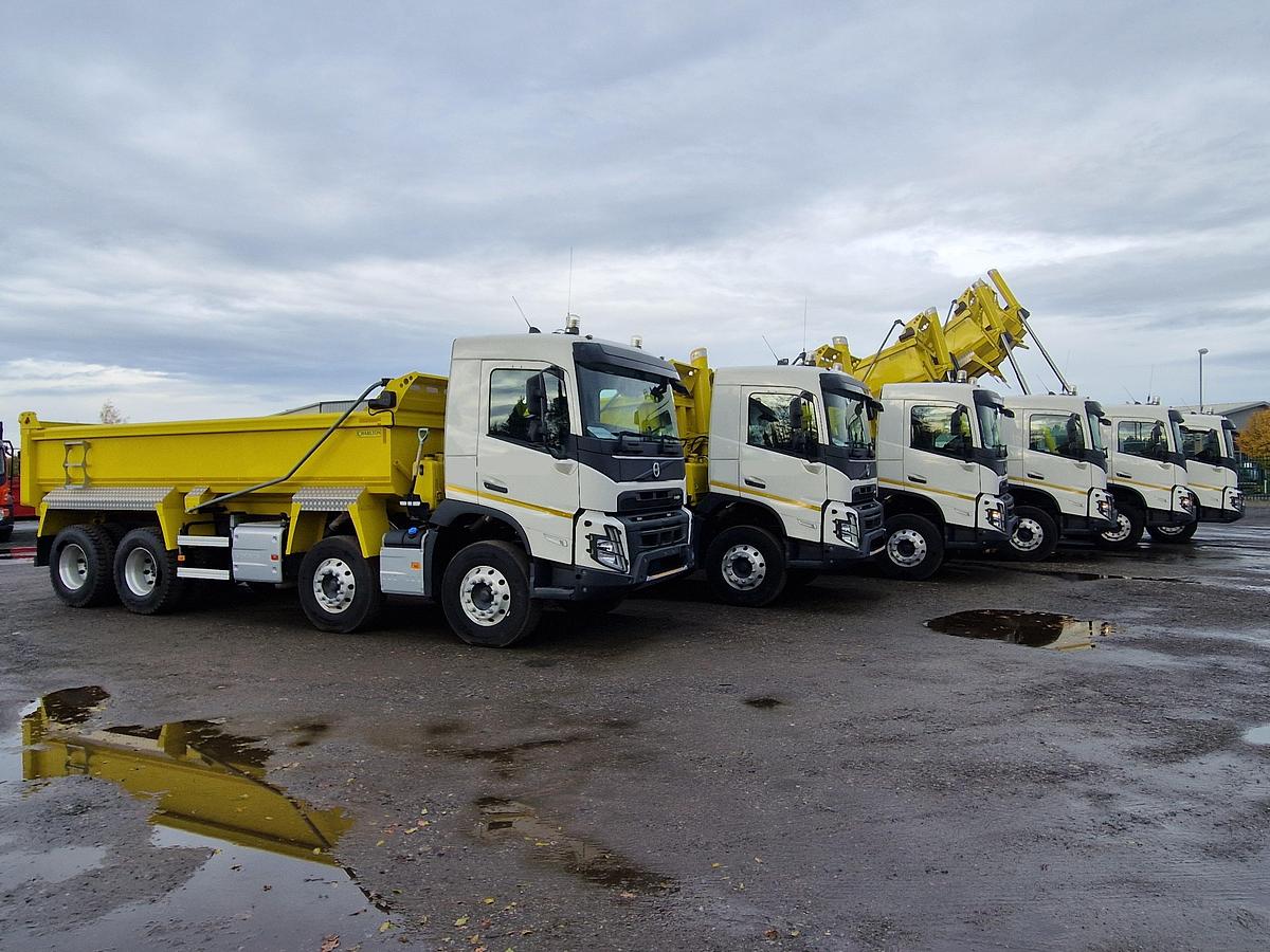 Unregistered Volvo FMX460 8x4 Steel Tipper (Choice Of 6)