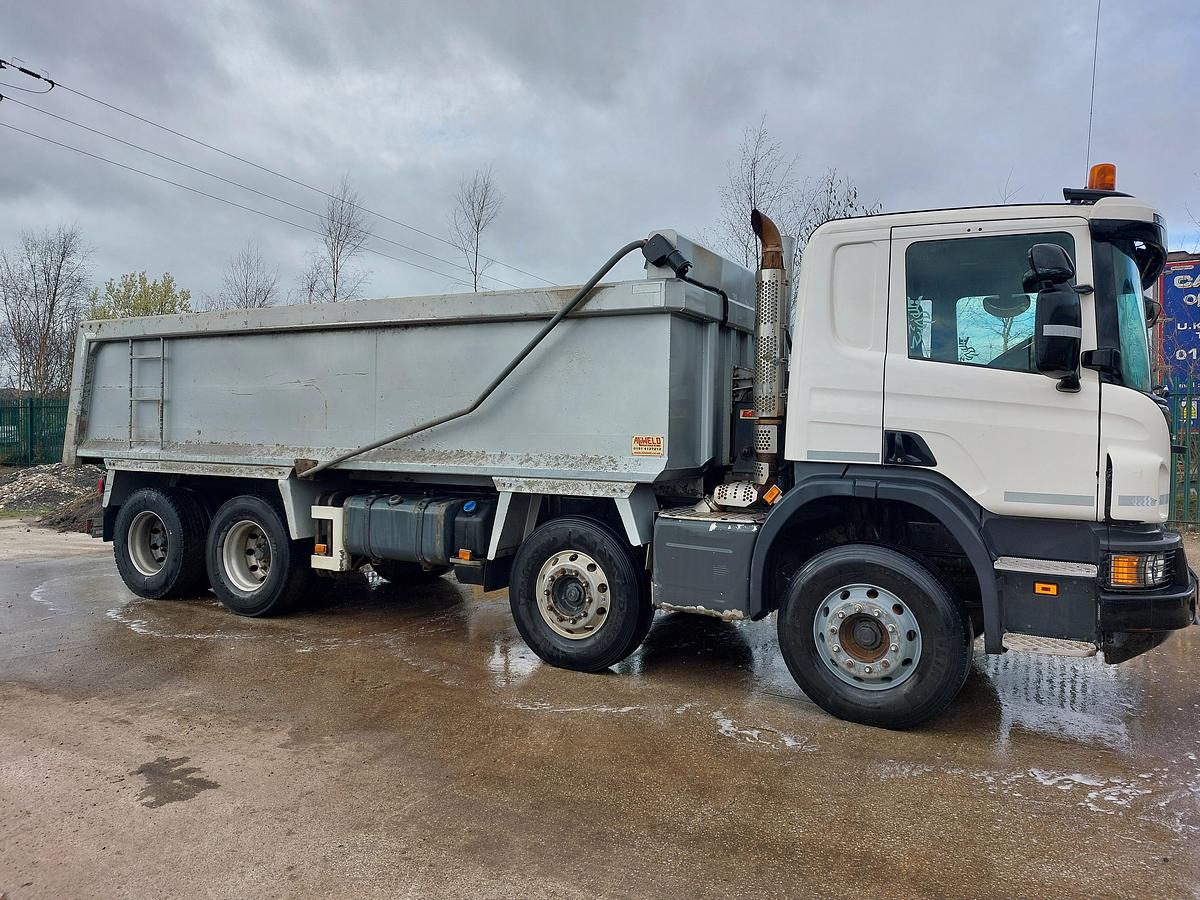 Used 2018 Scania P410 XT 8x4 Alloy Tipper