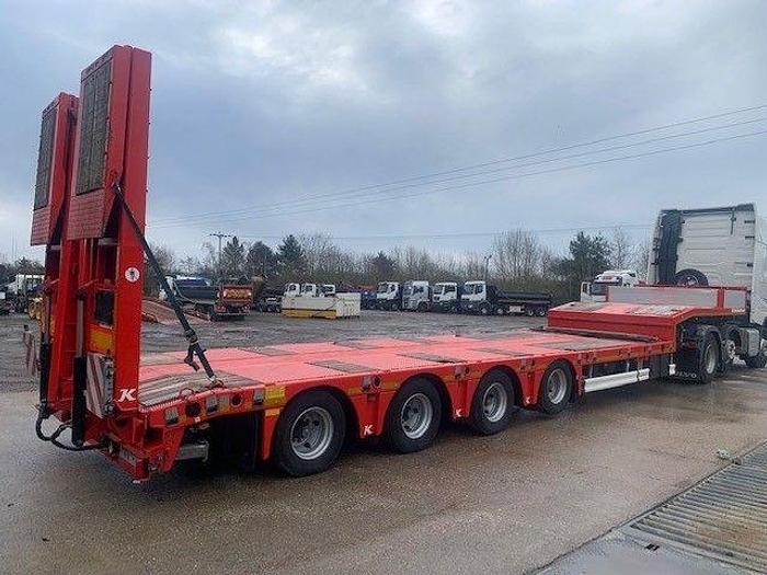 Used 2021 Kassbohrer 4 Axle Extendable Stepframe Low Loader