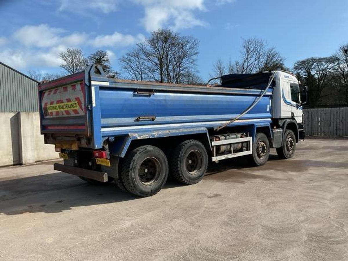 Used 2016 Scania P410 XT 8x4 Steel Tipper