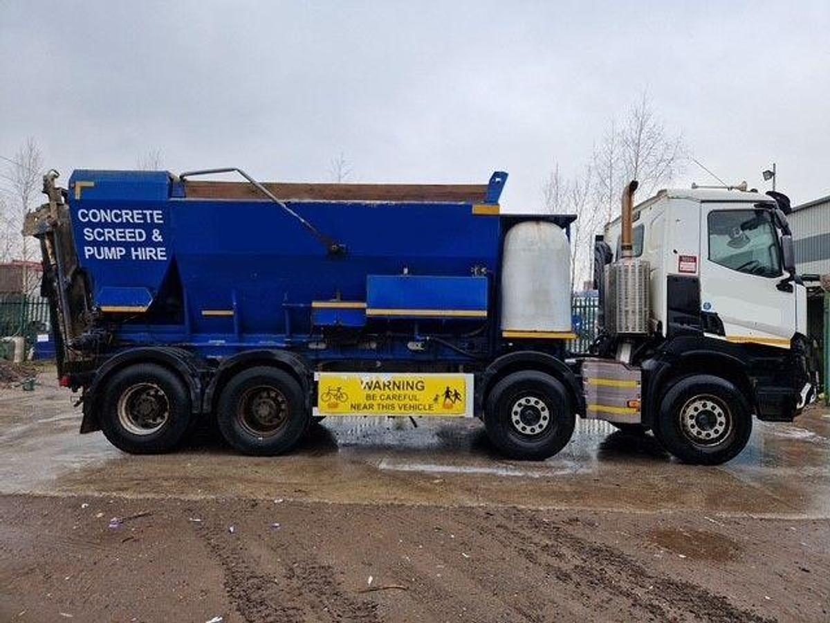 Used 2016 (16) Renault C460 8x4 Volumetric Concrete Mixer
