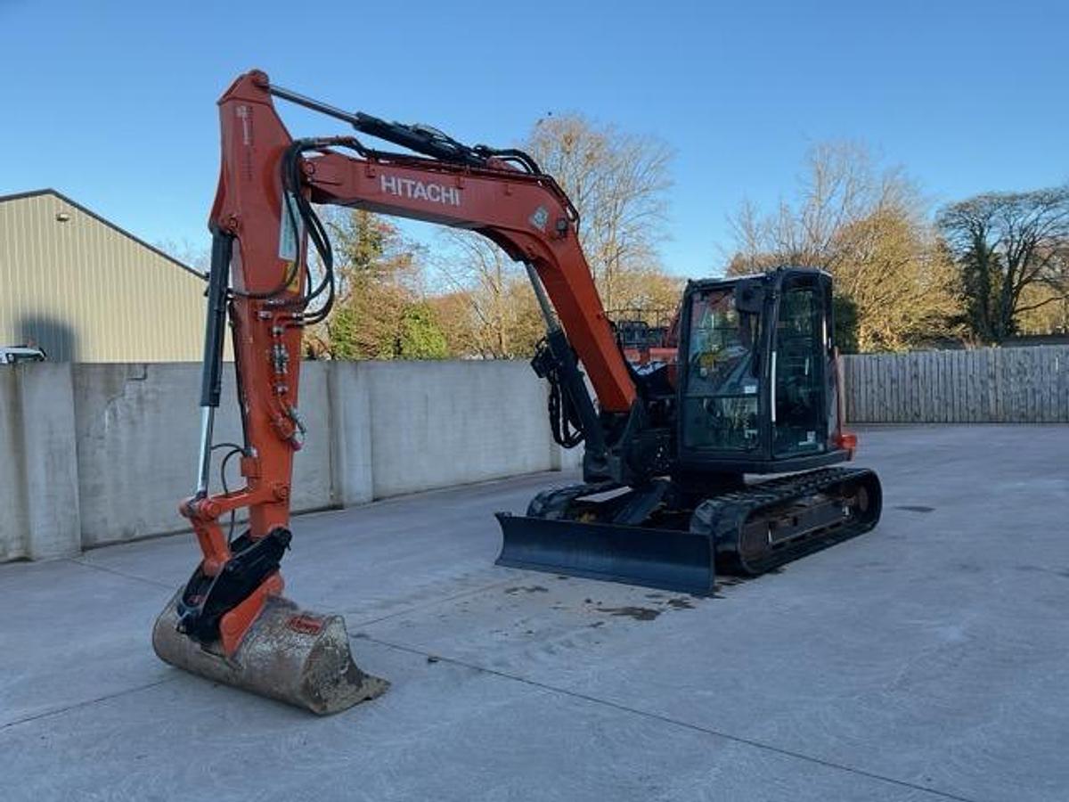 Used 2022 Hitachi ZX85USBLCN-6 Excavator
