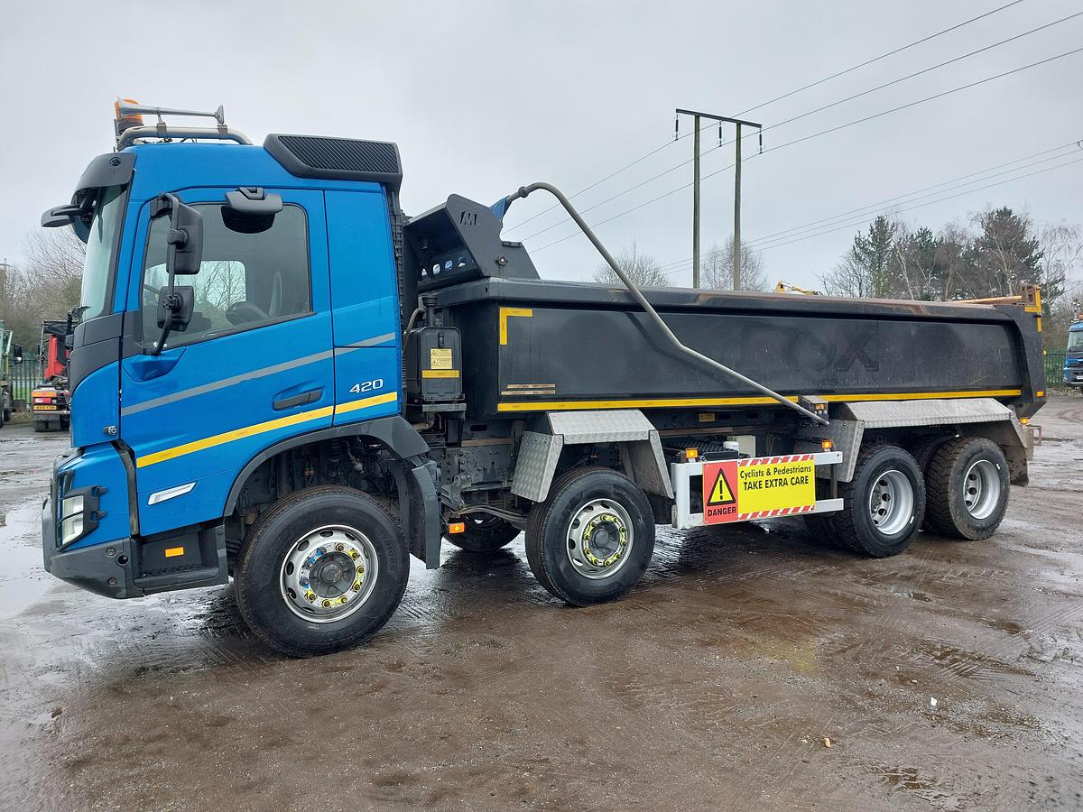 Used 2021 (71) Volvo FMX420 8x4 Steel Tipper