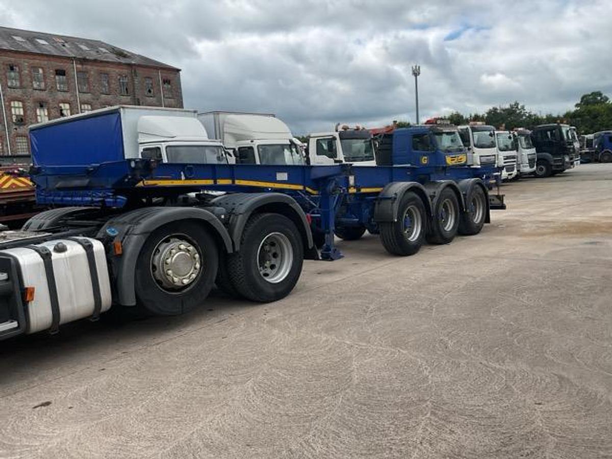 Used 2012 Montracon Tri Axle Extendable Skelly