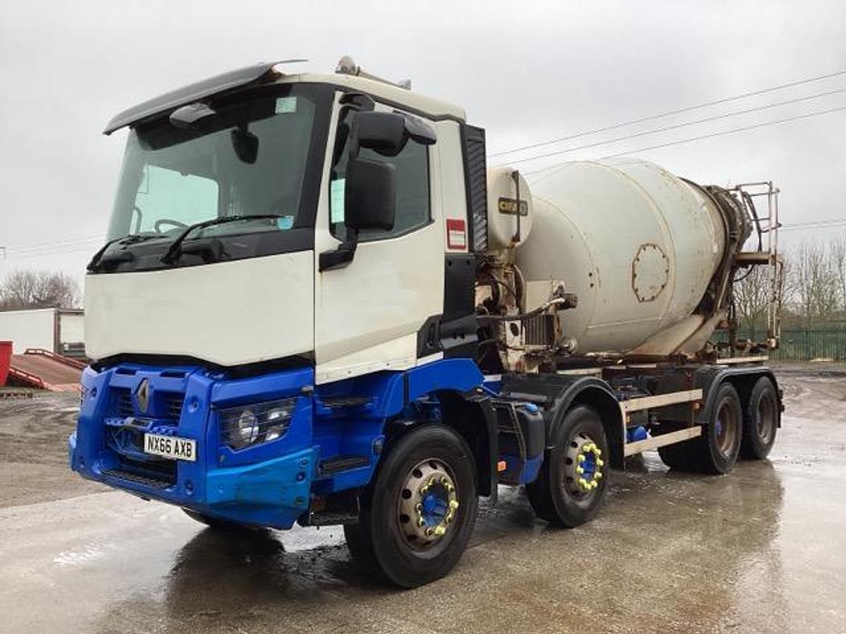 Used 2016 Renault C430 8x4 Concrete Mixer