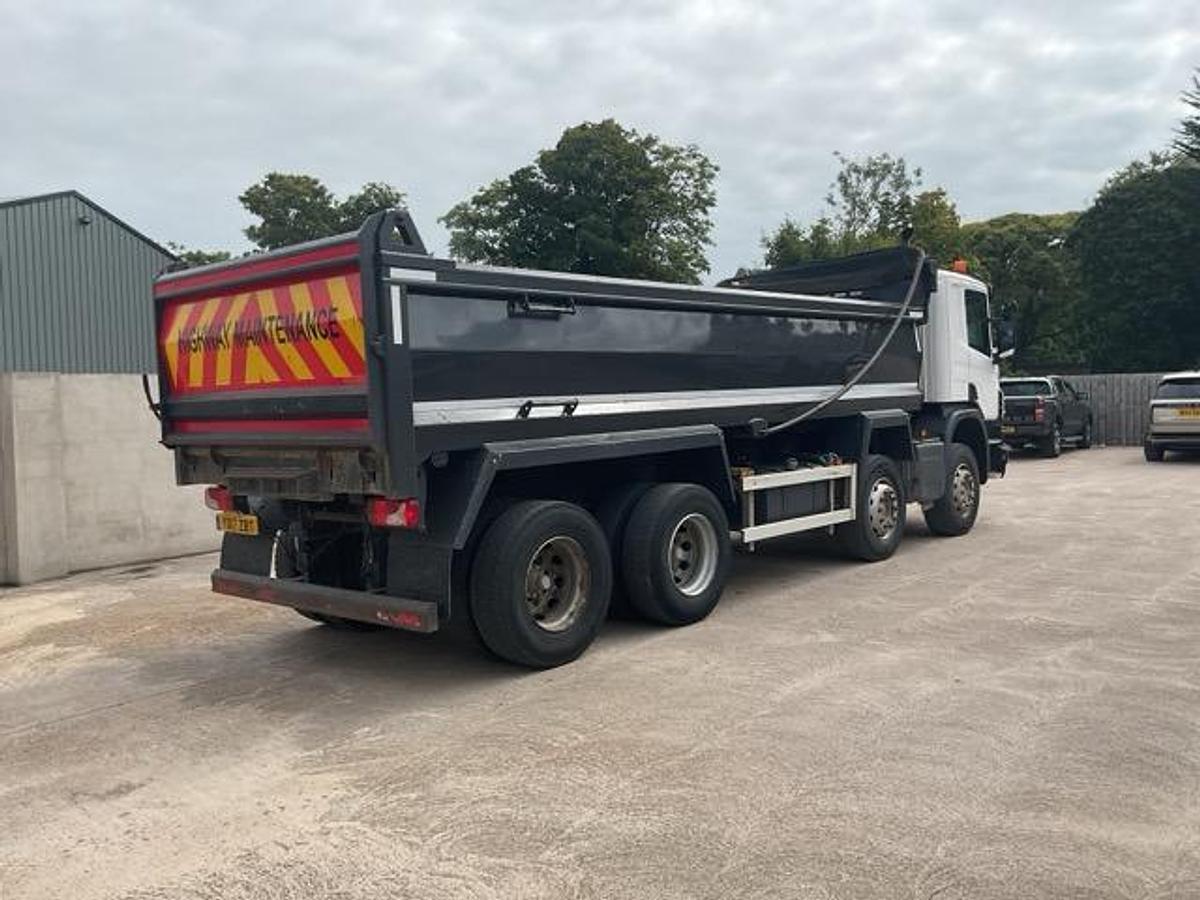 Used 2017 Scania P410 8x4 Steel Tipper