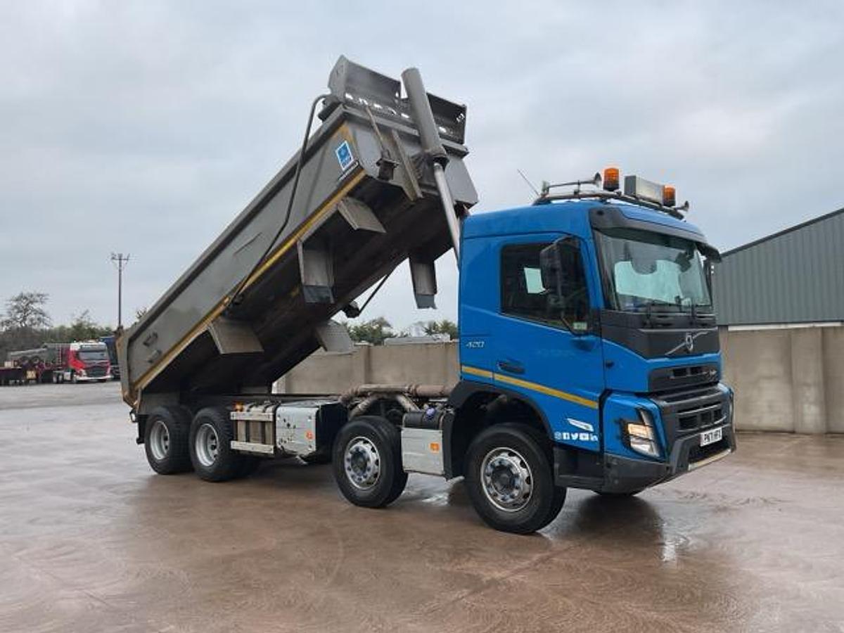 Used 2021 Volvo FMX420 8x4 Steel Tipper. Choice