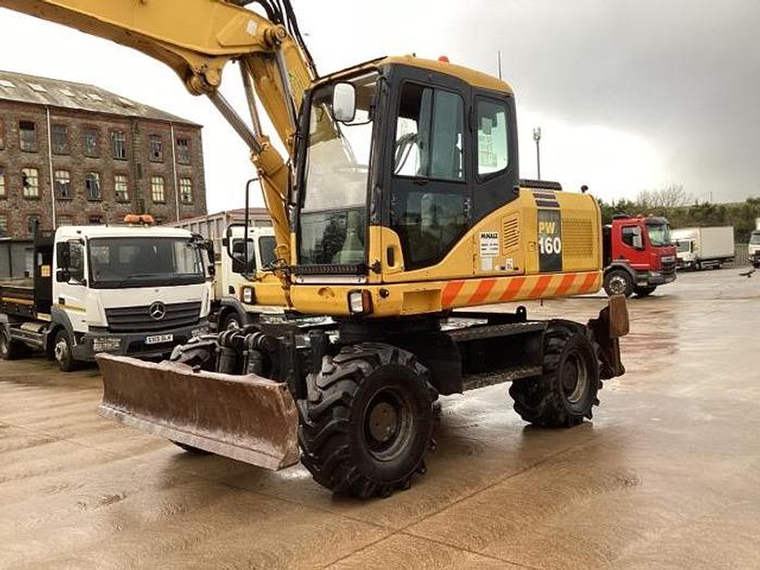 Used 2007 Komatsu PW160 Wheeled Excavator