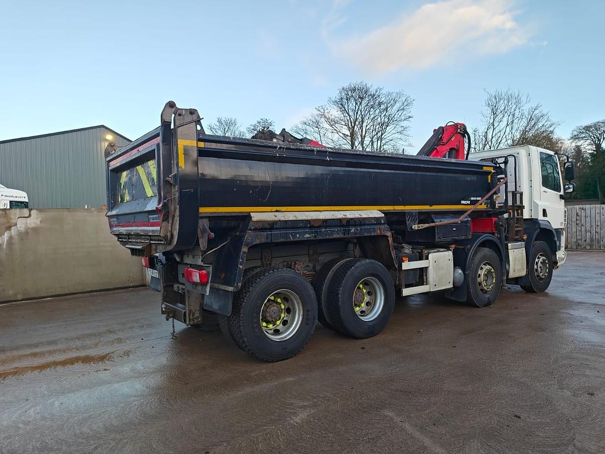 Used 2017 DAF CF400 8x4 Steel Tipper Grab