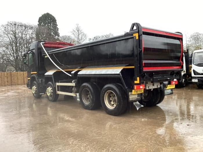 Used 2018 Scania P410 8x4 Steel Tipper. Choice
