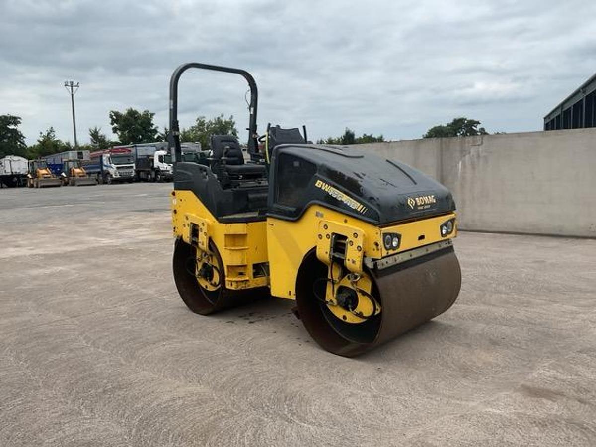Used 2016 Bomag BW135 AD-5 Double Drum Vibrating Roller