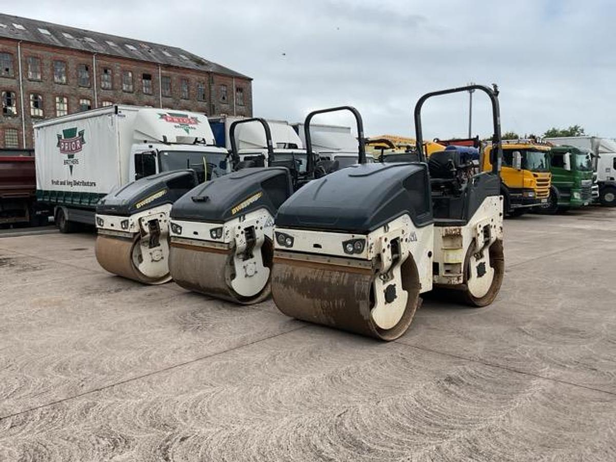 Used 2016 Bomag BW135 AD-5 Double Drum Vibrating Roller