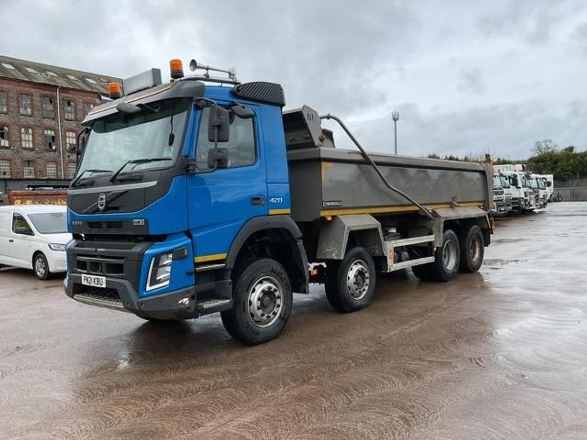 Used 2021 Volvo FMX420 8x4 Steel Tipper