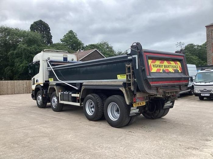 Used 2018 (18) Scania P410 XT 8x4 Steel Tipper