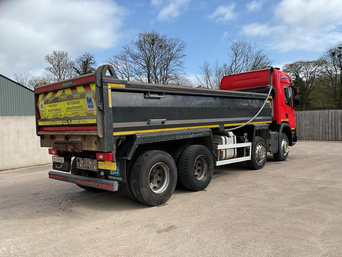 Used 2019 Scania P410 XT 8x4 Steel Tipper