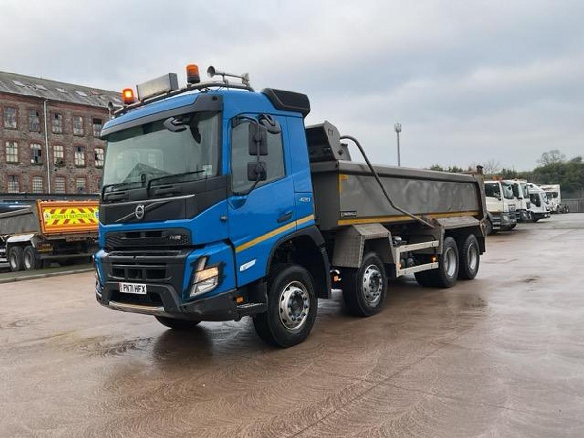 Used 2021 Volvo FMX420 8x4 Steel Tipper. Choice