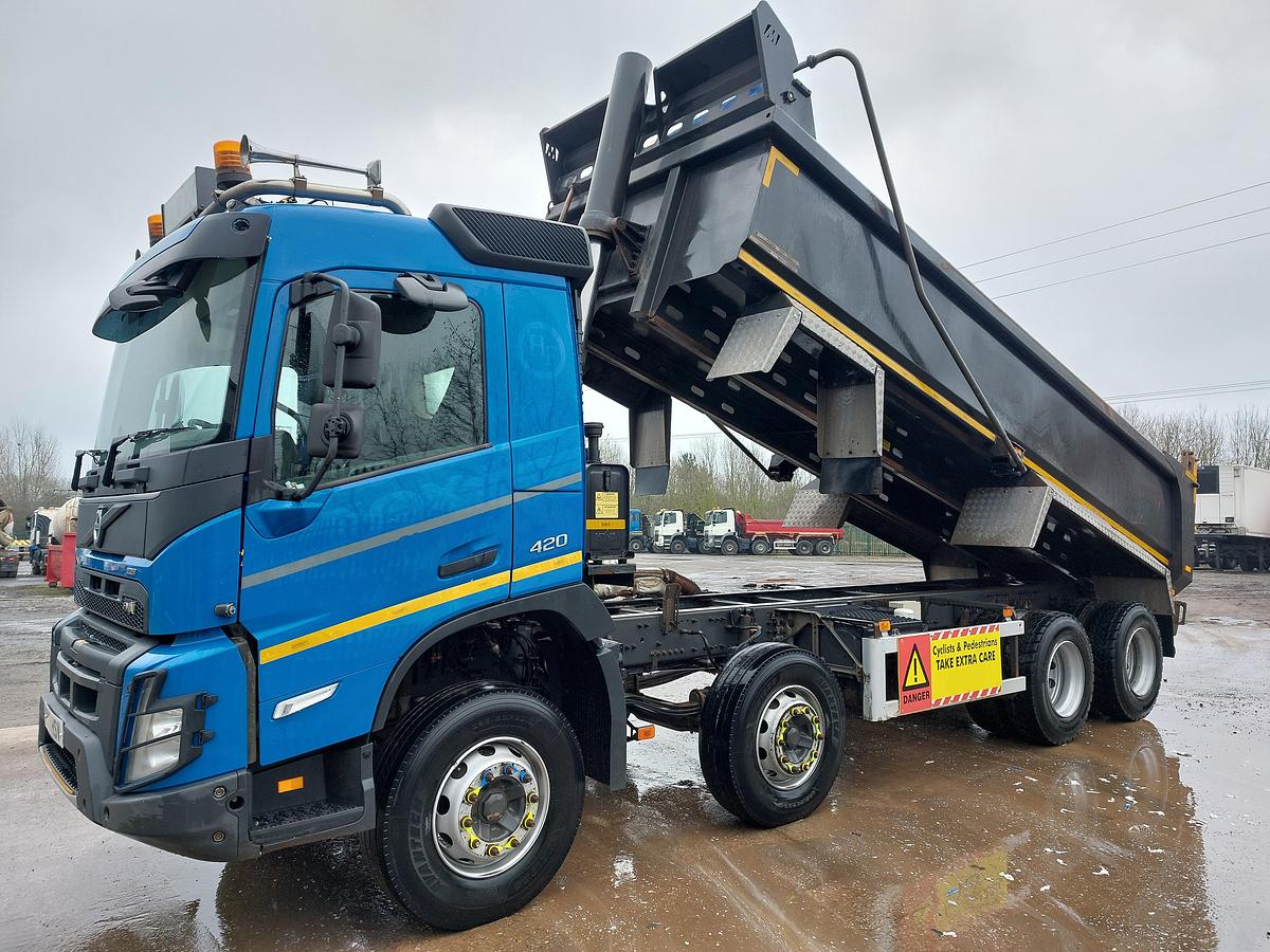 Used 2021 (71) Volvo FMX420 8x4 Steel Tipper
