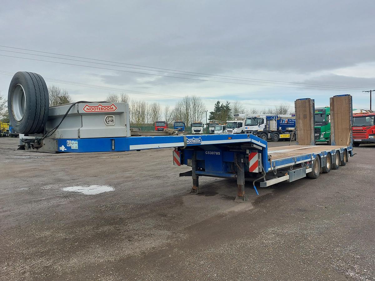 Used 2020 Nooteboom OSDS-58-04 4 Axle Stepframe Low Loader Trailer