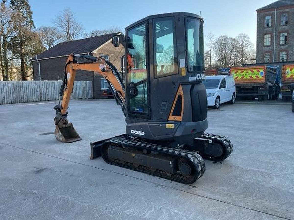 Used 2023 CASE CX25DX Mini Excavator