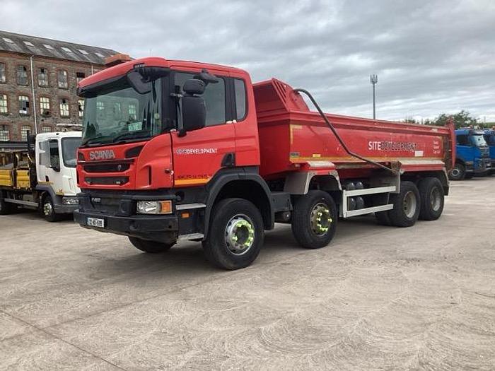 Used 2013 Scania P400 8x4 Steel Tipper