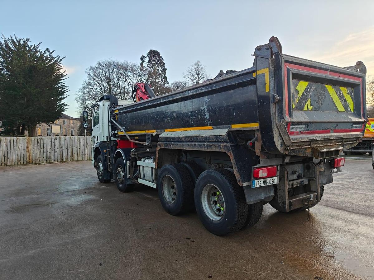 Used 2017 DAF CF400 8x4 Steel Tipper Grab