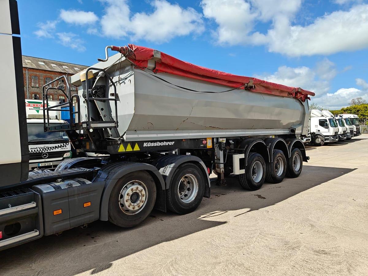 Used 2019 Kassbohrer Tri Axle Tipping Trailer