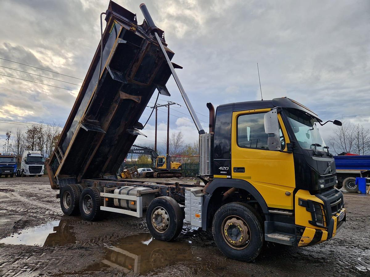 Used 2016 Volvo FMX420 8x4 Steel Tipper