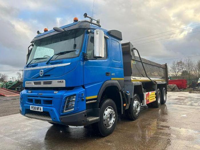 Used 2018 (18) Volvo FMX410 8x4 Steel Tipper