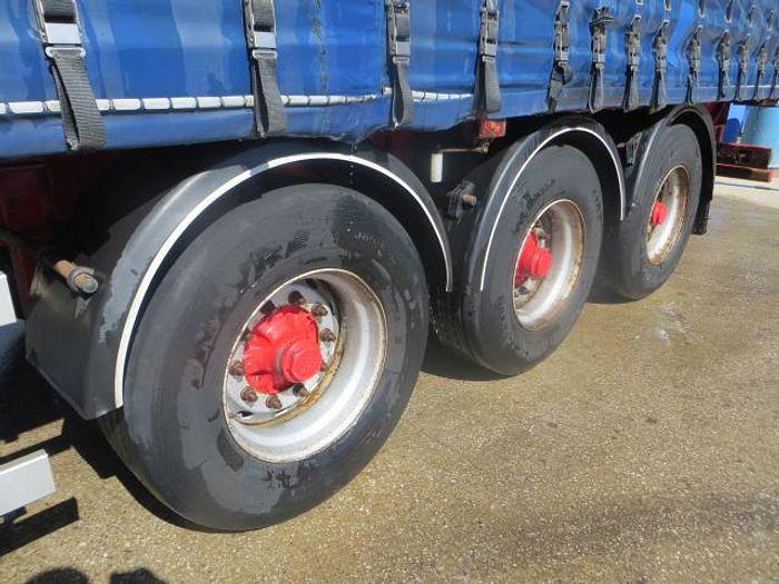 Used 2017 SDC Tri Axle Curtainsider Chipliner Trailer