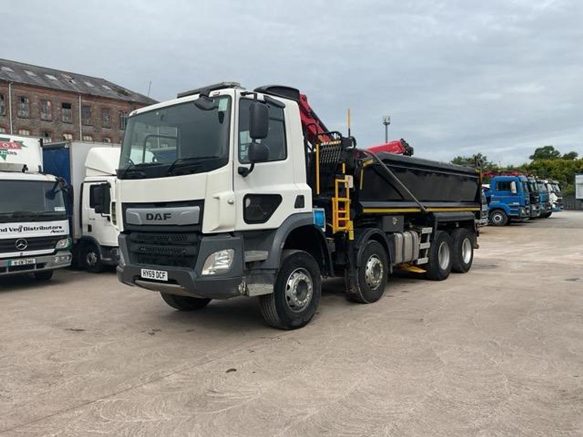 Used 2020 DAF CF450 8x4 Tipper Grab