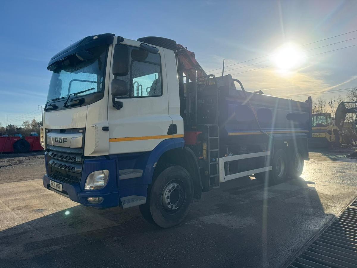 Used 2021 DAF CF370 6x4 Tipper Grab