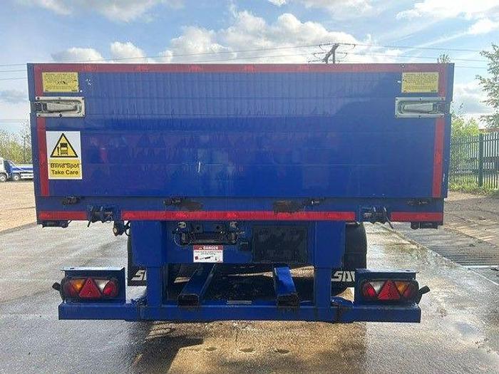 Used 2019 SDC Tri Axle Dropside Flat Trailer