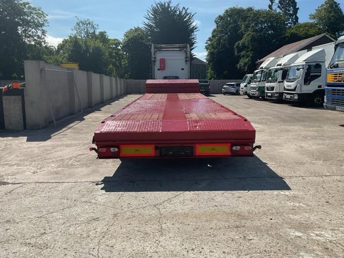 Used 2008 King MTSE Triaxle Stepframe Extendable Trailer