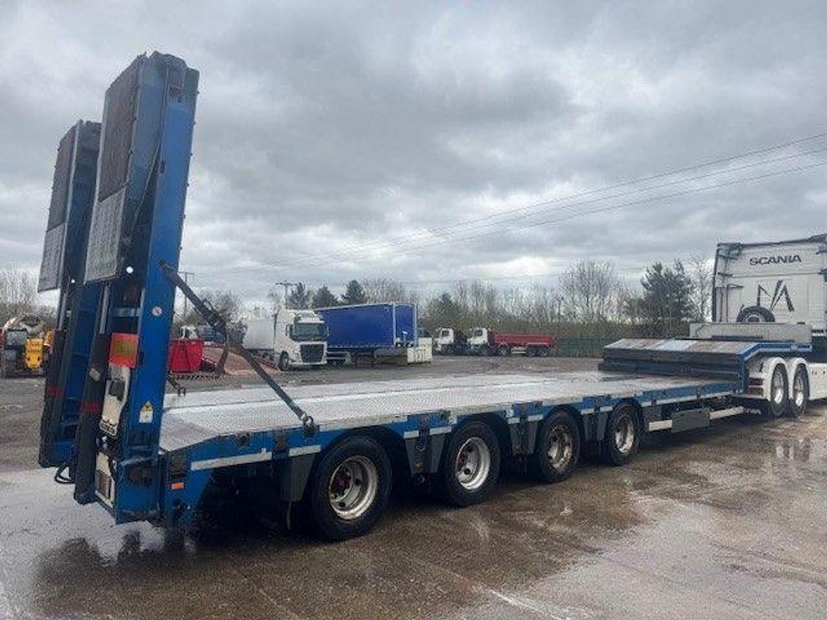 Used 2020 Nooteboom OSDS-58-04 4 Axle Stepframe Low Loader Trailer