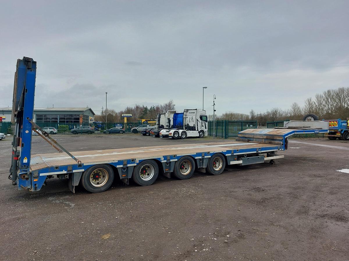 Used 2020 Nooteboom OSDS-58-04 4 Axle Stepframe Low Loader Trailer