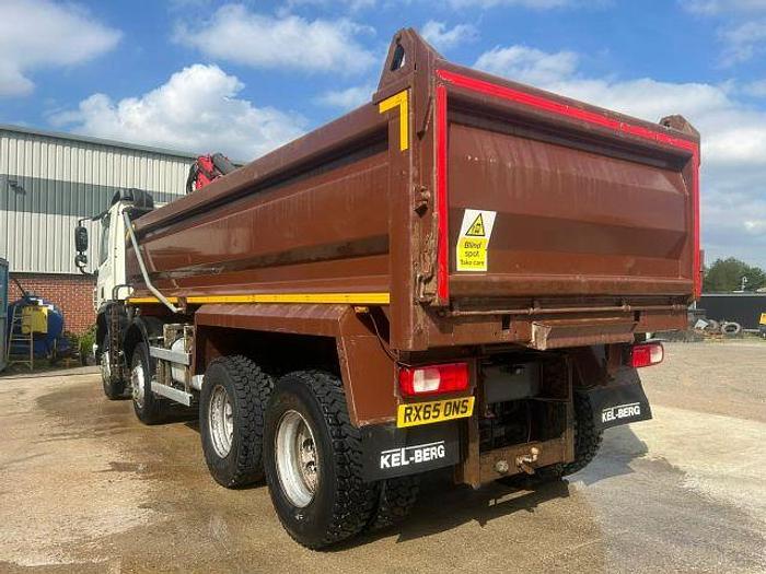 Used 2015 DAF CF400 8x4 Steel Tipper Grab