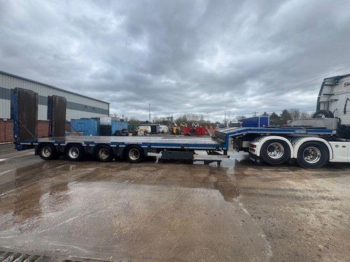 Used 2020 Nooteboom OSDS-58-04 4 Axle Stepframe Low Loader Trailer