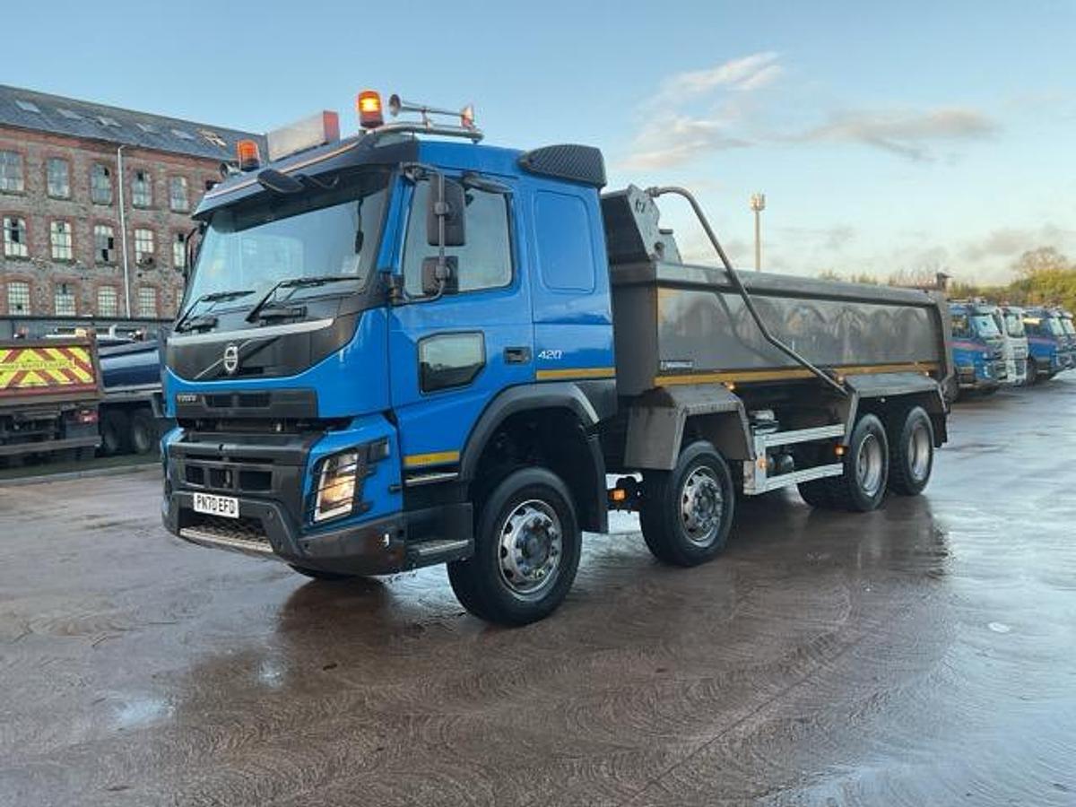Used 2020 Volvo FMX420 8x4 Steel Tipper