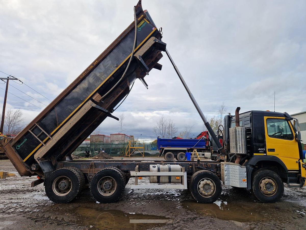 Used 2016 Volvo FMX420 8x4 Steel Tipper