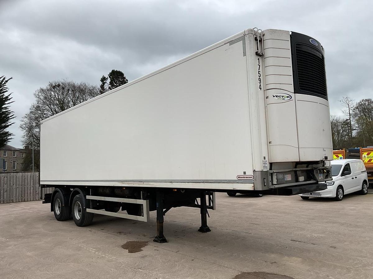 Used 2017 Montracon 2 Axle Multi Temp Fridge. CHOICE