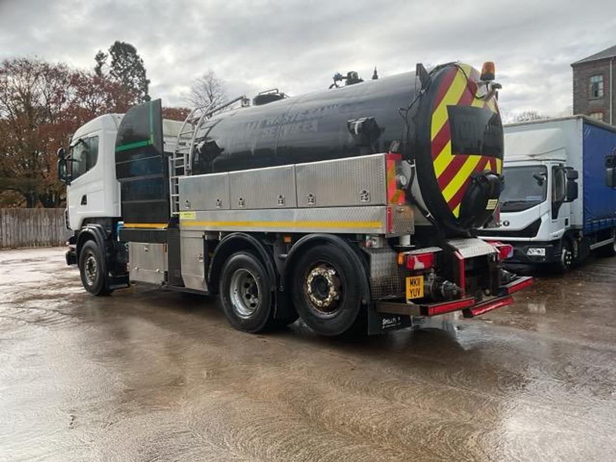 Used 2011 Scania R400 6x2 Fuller Vacuum Tanker
