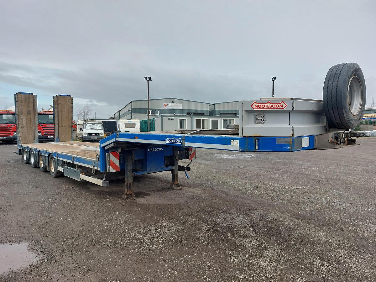 Used 2020 Nooteboom OSDS-58-04 4 Axle Stepframe Low Loader Trailer
