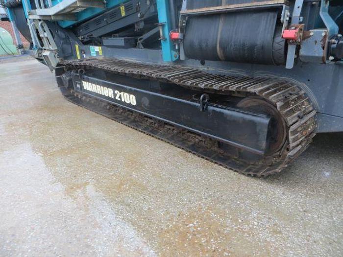 Used 2015 Powerscreen Warrior 2100 Screener